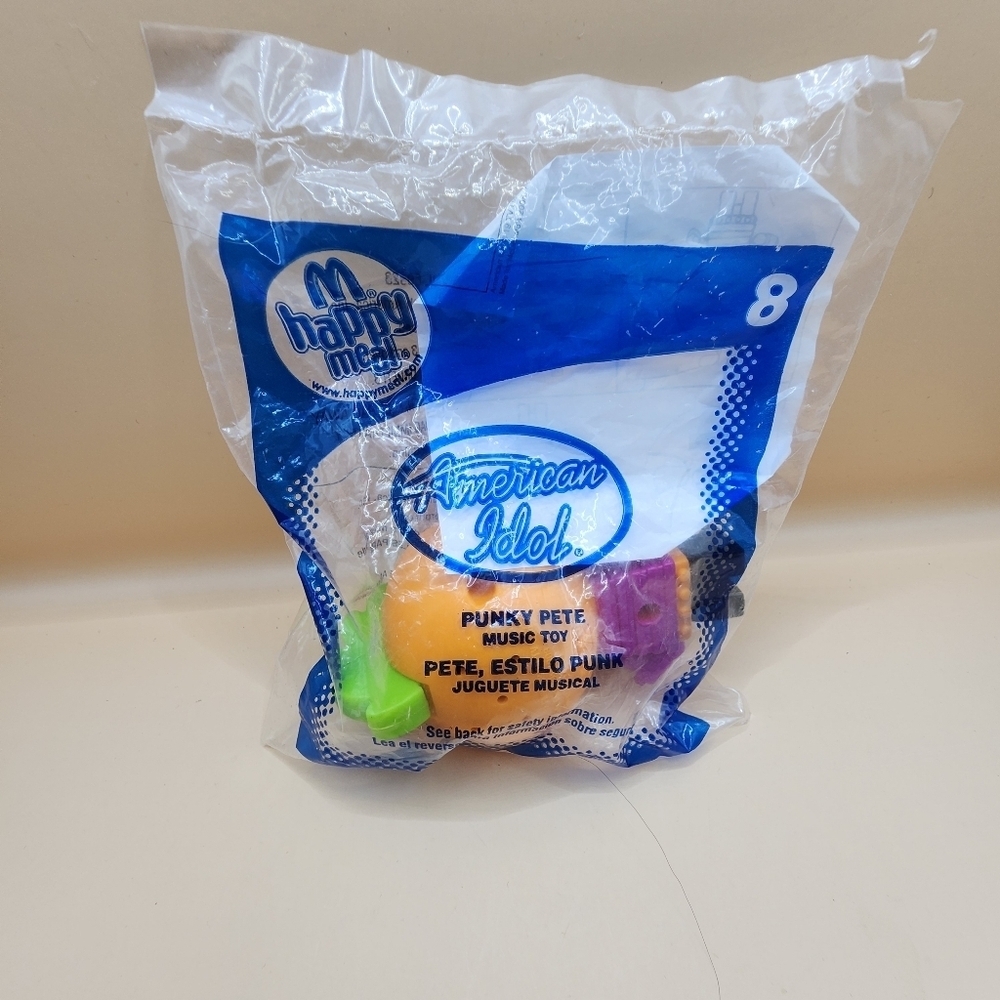 2008 McDonald's American Idol #8 Punky Pete Happy Meal Toy -Sealed